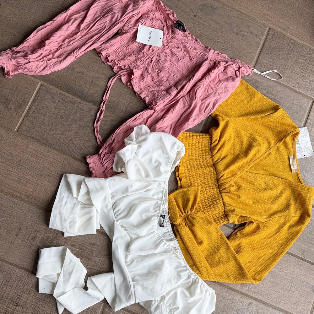 3 ladies New with tags nice tops small *medium